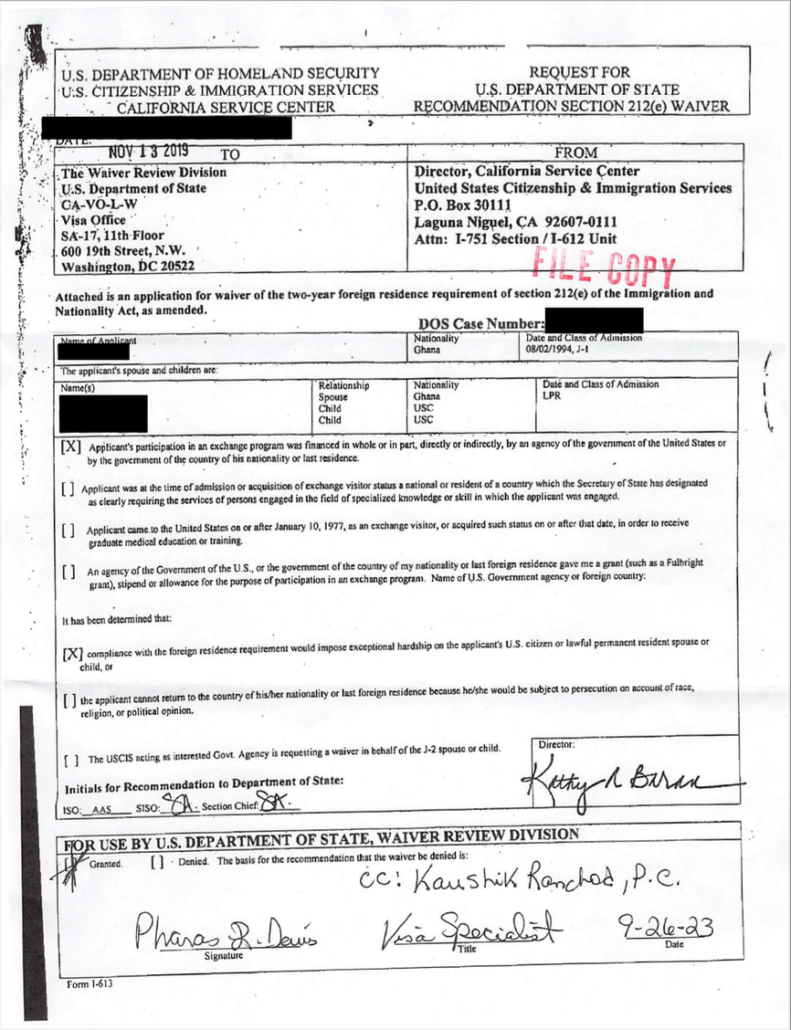 abogados de inmigración, Ranchod Law Group, immigration lawyer sacramento, visa waiver
